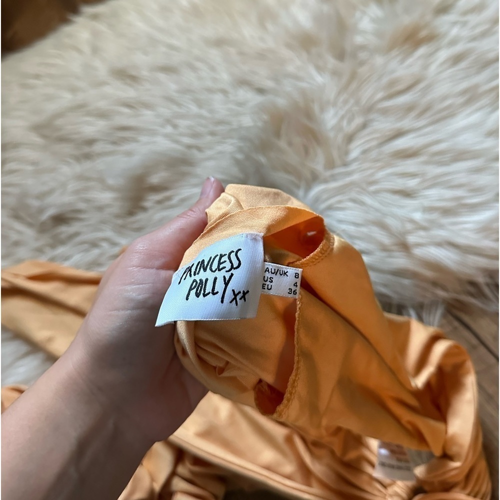 PRINCESS POLLY Rochella Top In Orange - Picture 5 of 5